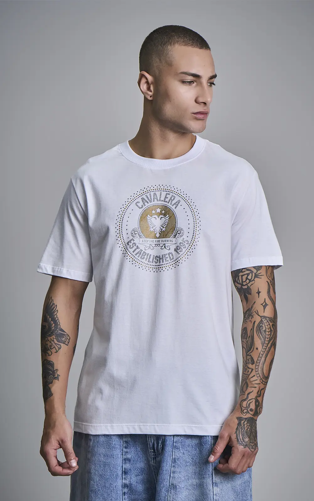 T-SHIRT CAVALERA INDIE GLIT SIGN