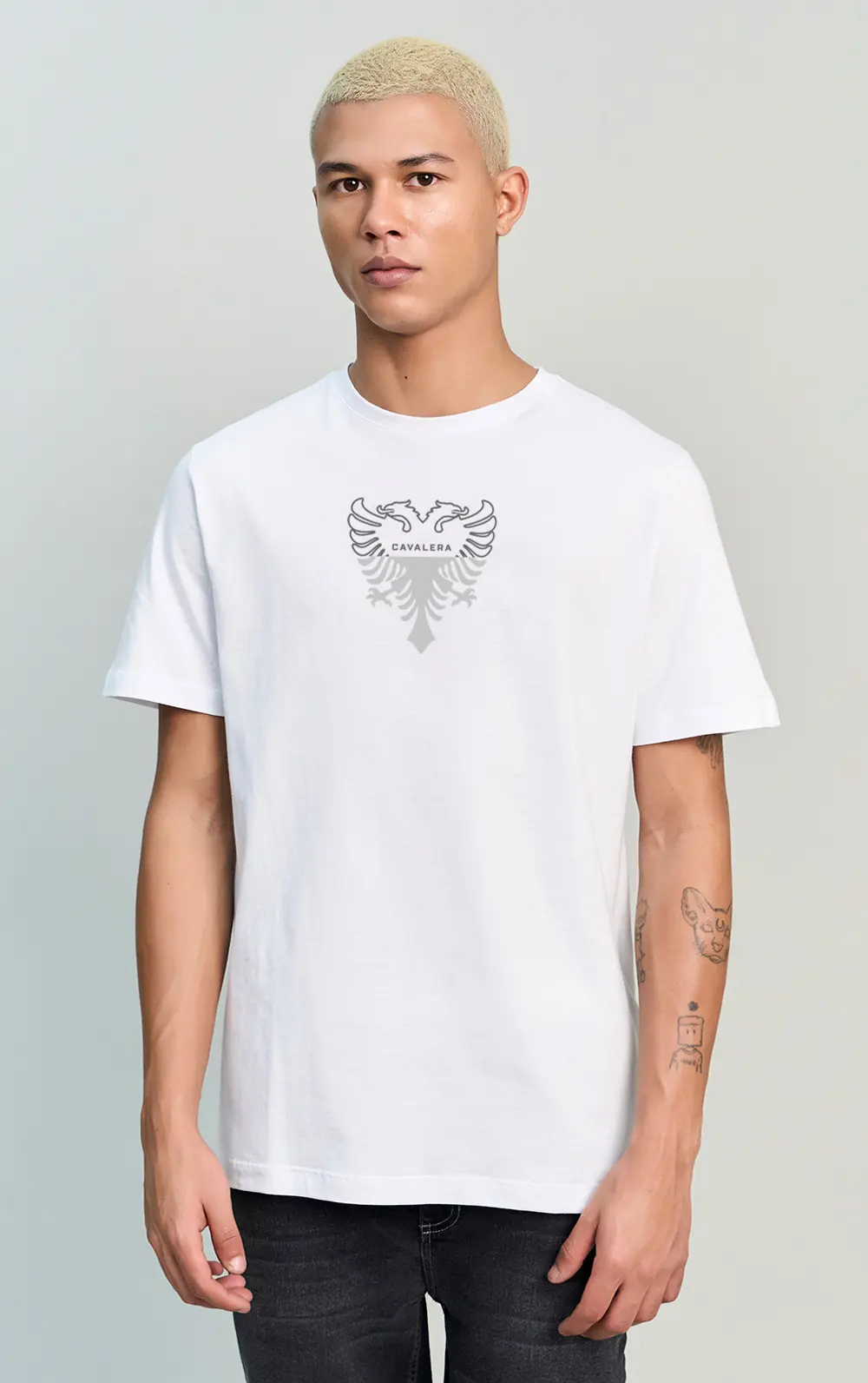 CAMISETA CAVALERA INDIE BLACK N WHITE EAG