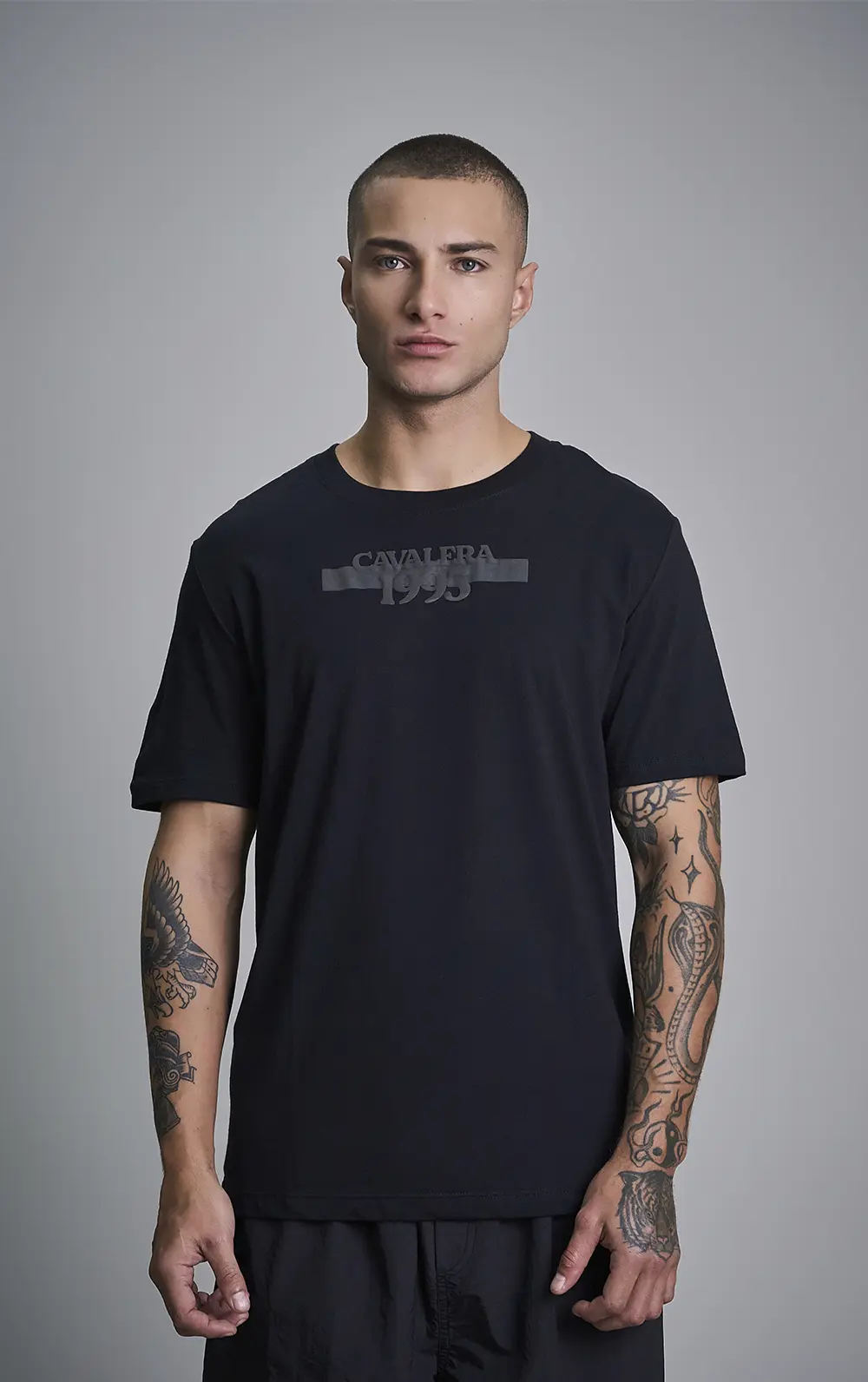 T-SHIRT CAVALERA INDIE CAVA LOGO HALF