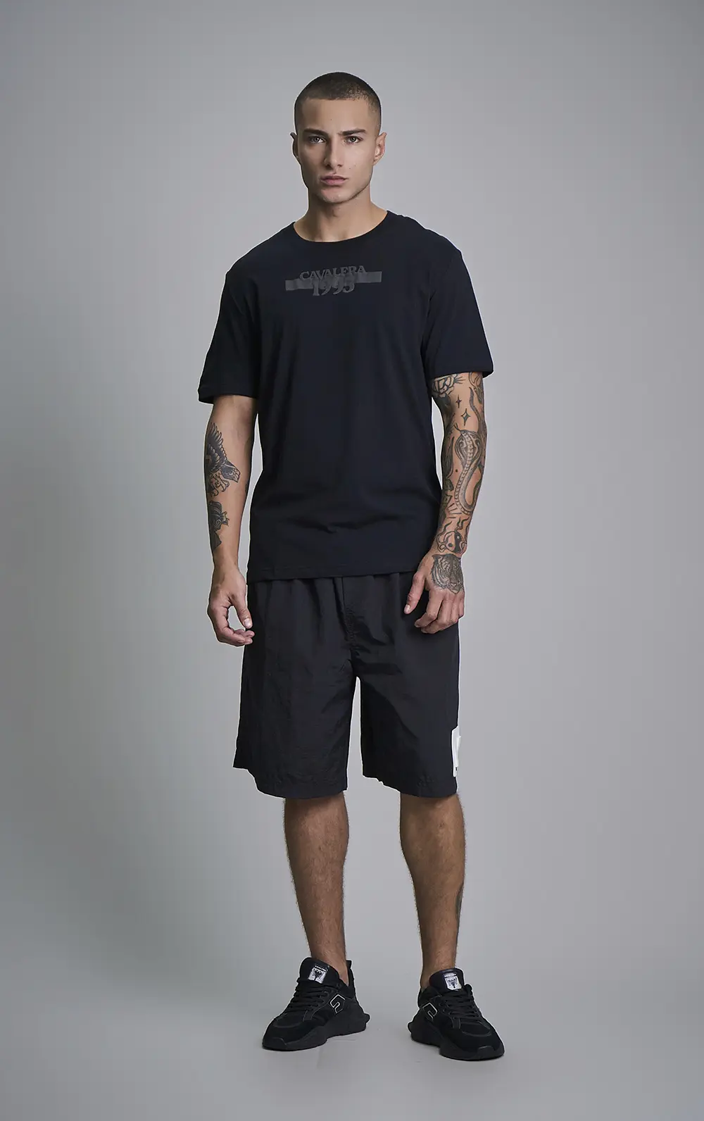 T-SHIRT CAVALERA INDIE CAVA LOGO HALF