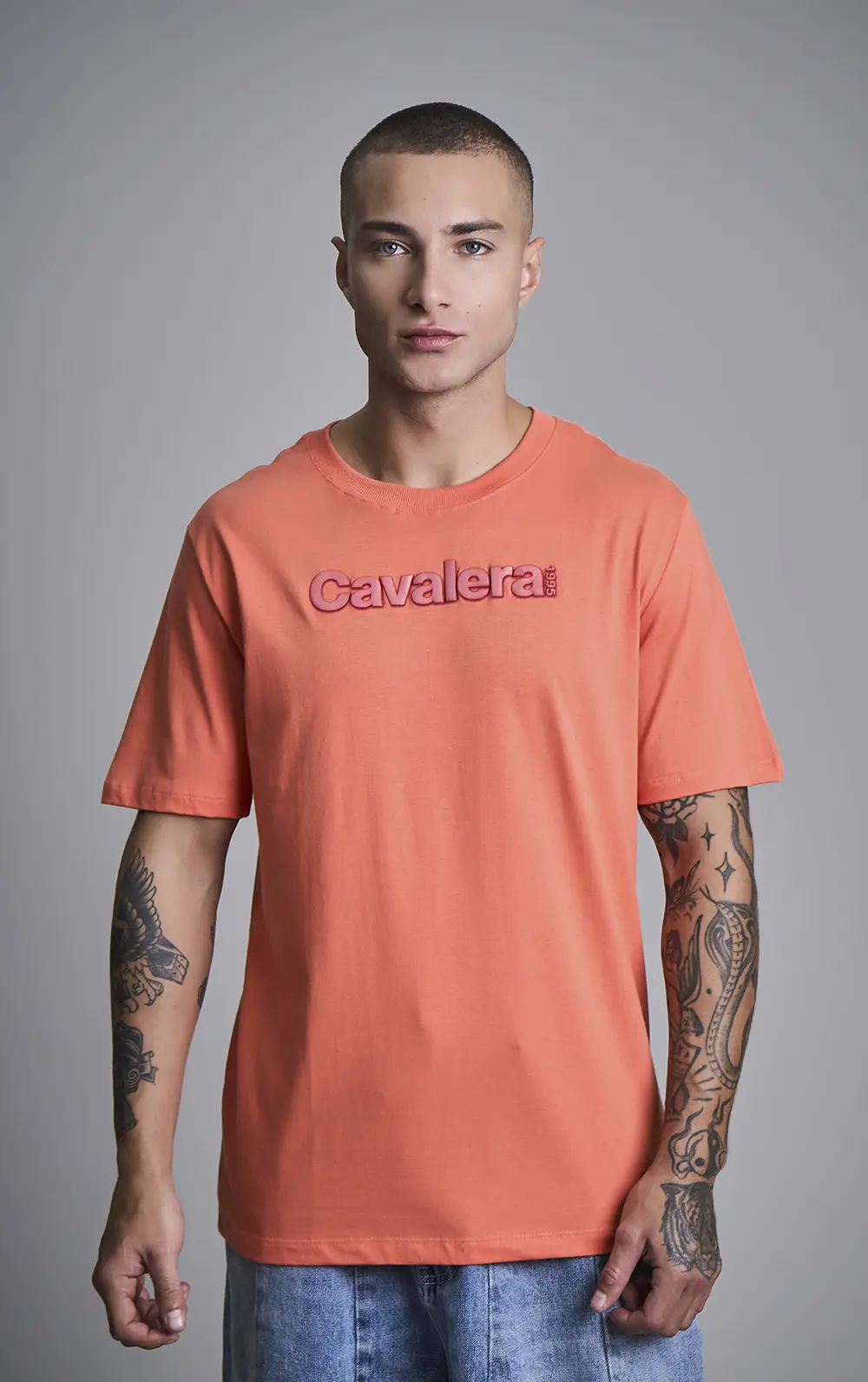 T-SHIRT CAVALERA INDIE SHADOW EMBOSSMENT