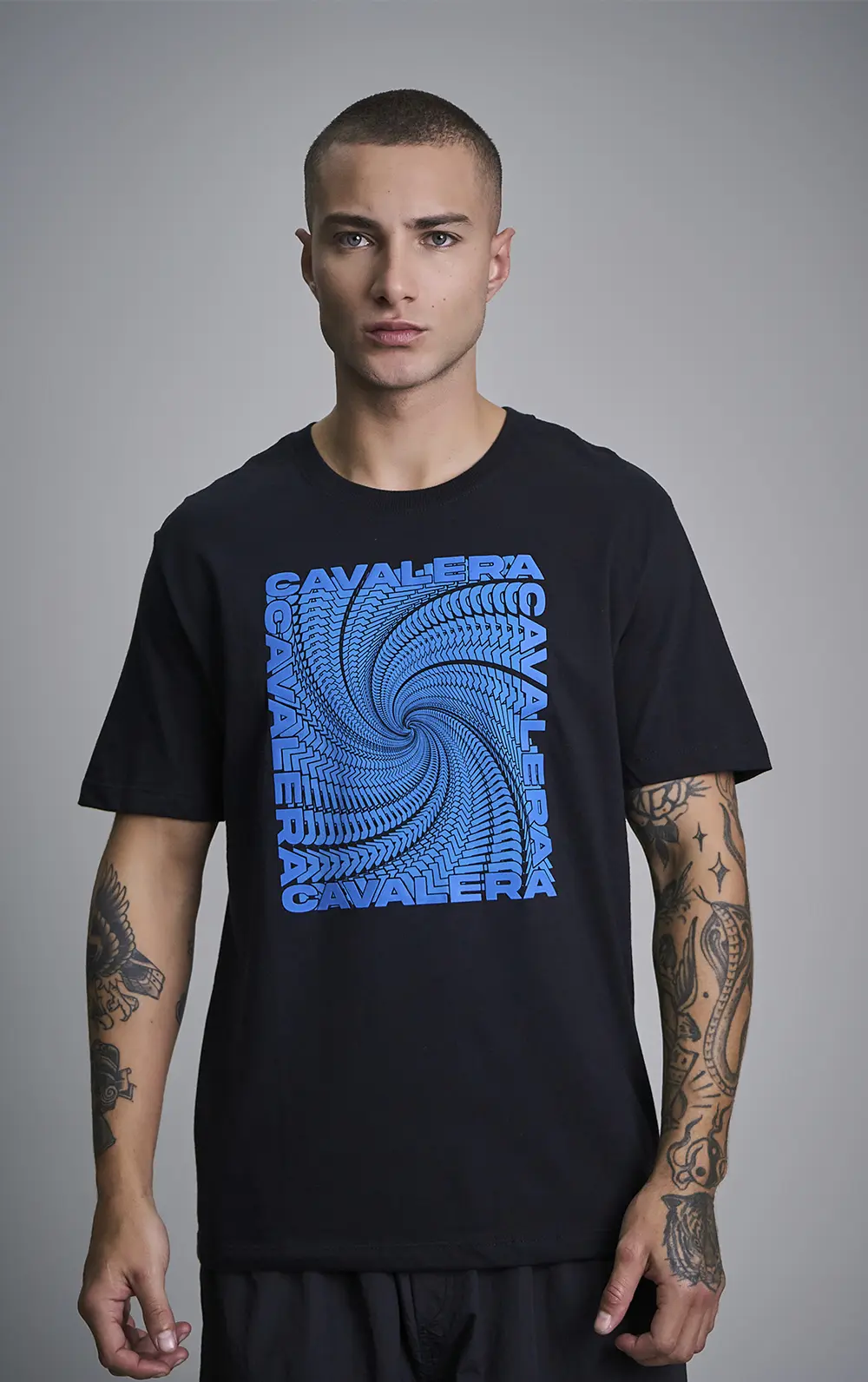 T-SHIRT CAVALERA INDIE SWIRL LOGO