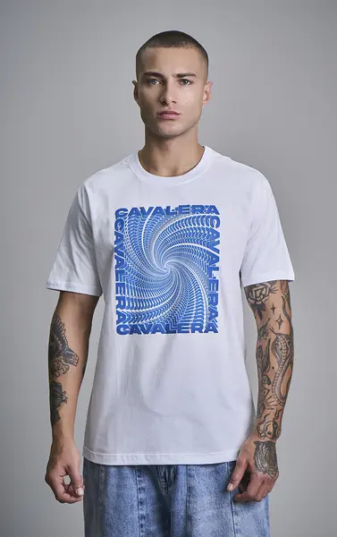 T-SHIRT CAVALERA INDIE SWIRL LOGO