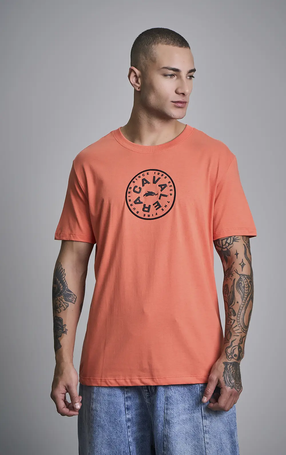T-SHIRT CAVALERA INDIE CIRCLE EMBROIDERY