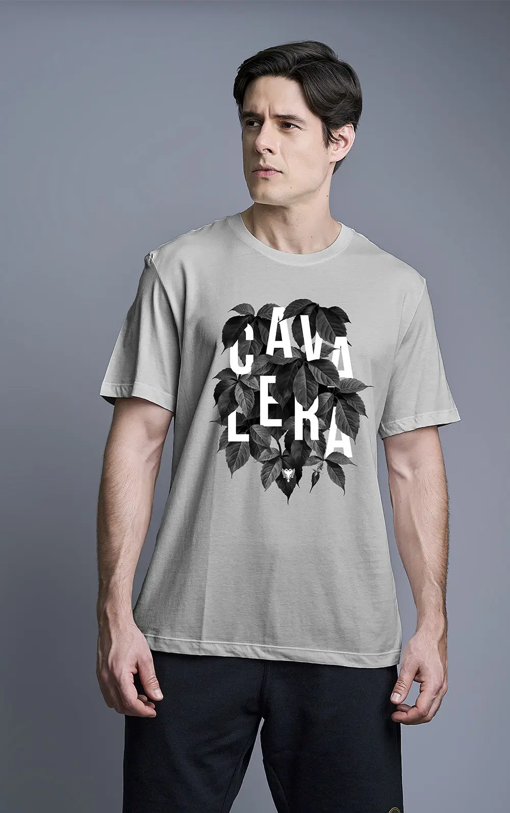 T-SHIRT CAVALERA INDIE LOGO LEAVES