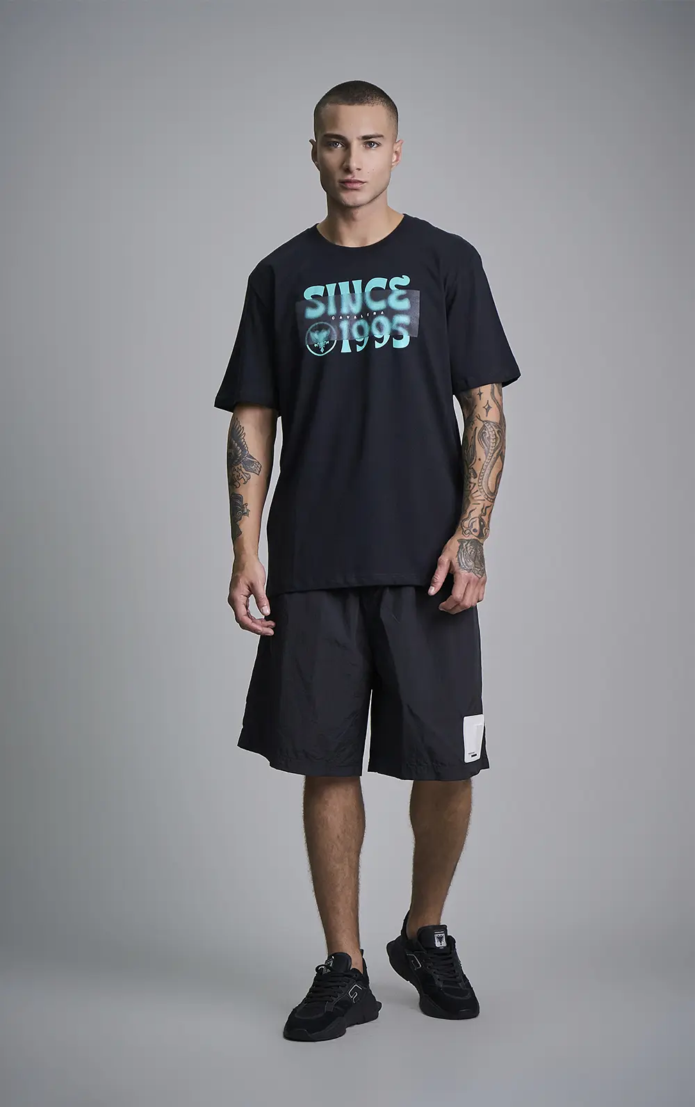 T-SHIRT CAVALERA COMFORT LOGO BLUR