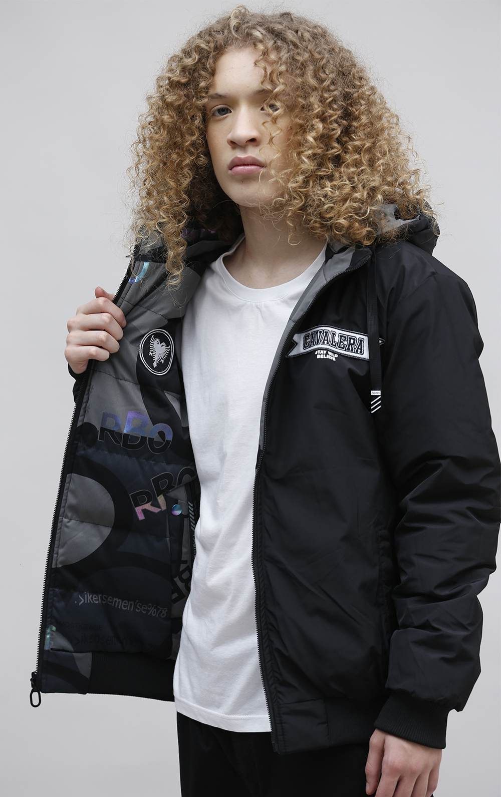 JAQUETA CAVALERA DUPLA FACE CINZA