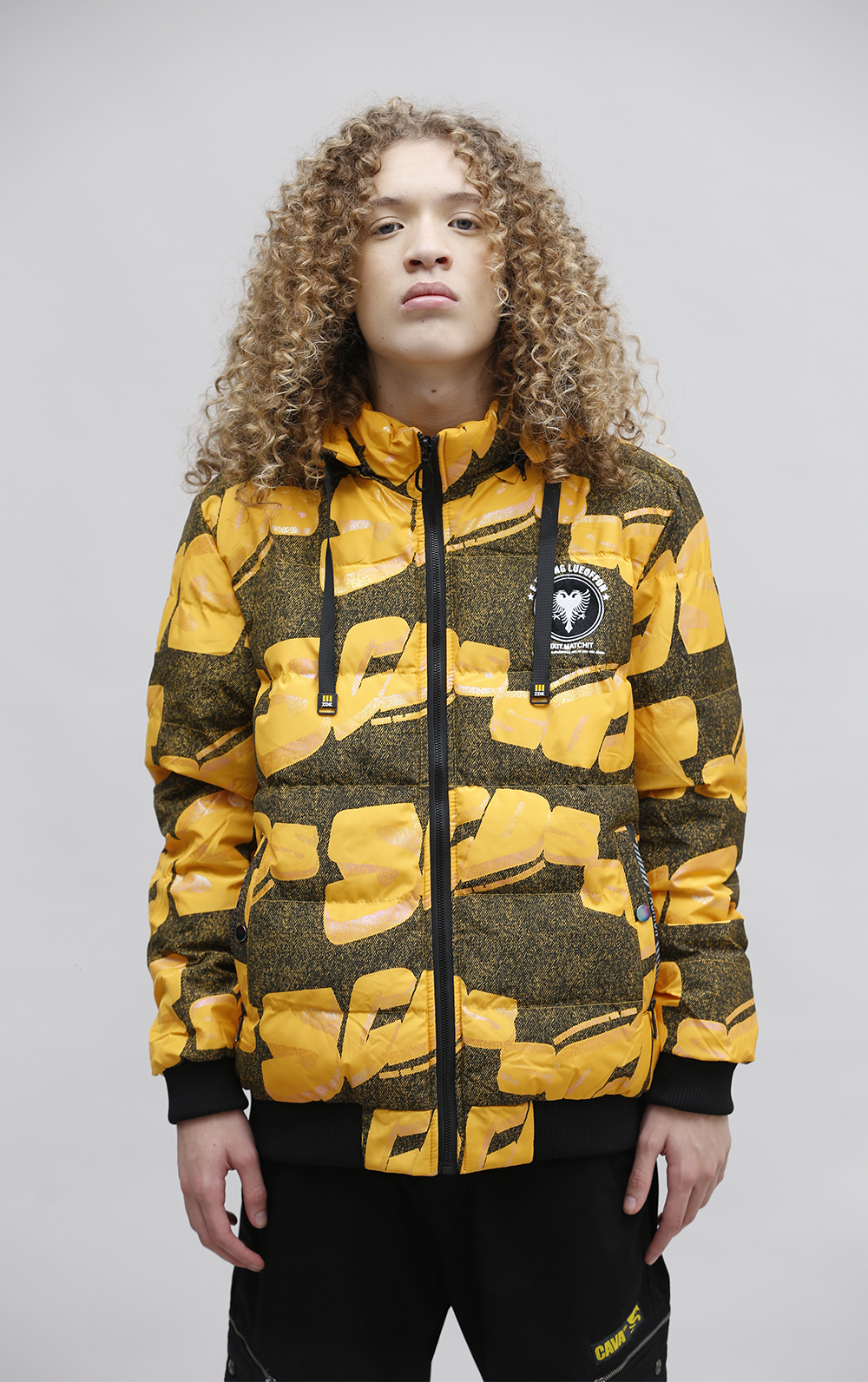 JAQUETA CAVALERA DUPLA FACE AMARELA