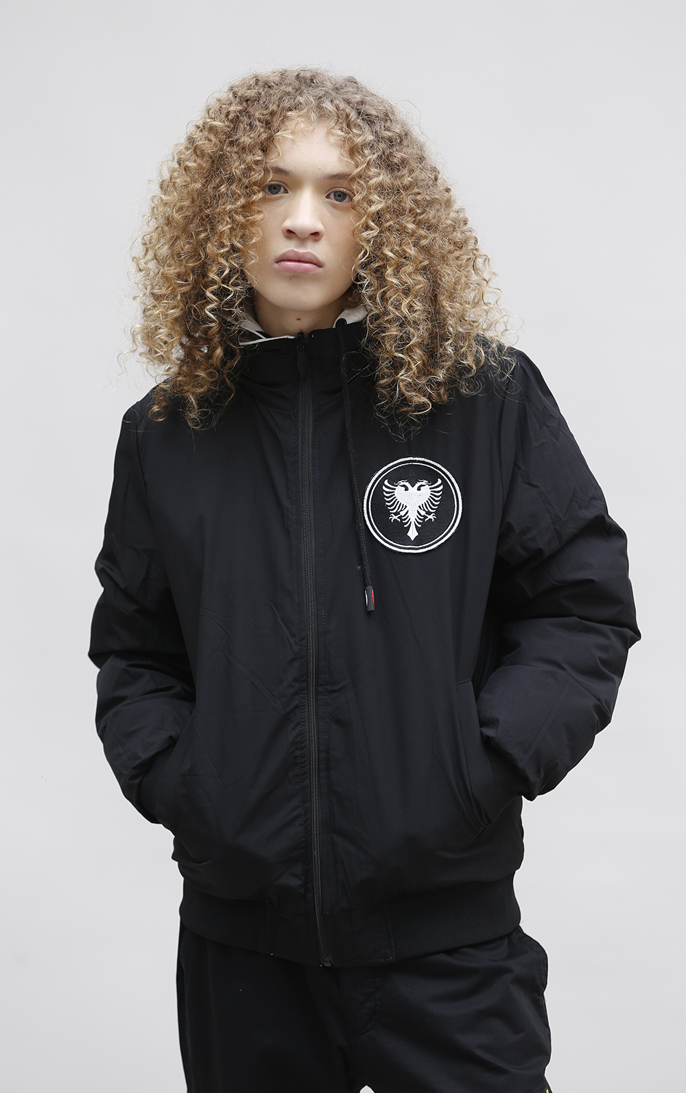 JAQUETA CAVALERA DUPLA FACE BRANCA