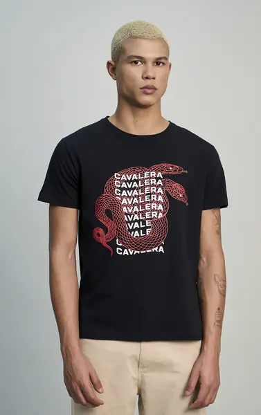 T-SHIRT CAVALERA SLIM SNAKE