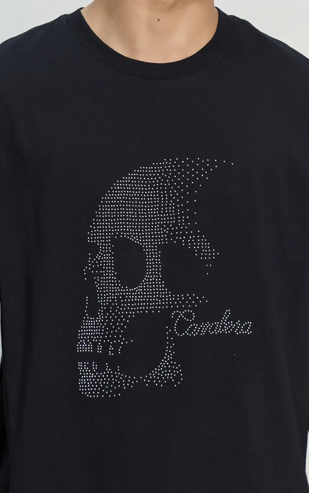 T-SHIRT CAVALERA COMFORT GRAY SKULL