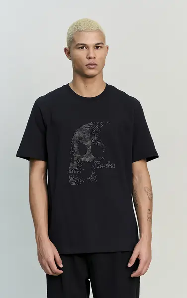 T-SHIRT CAVALERA COMFORT GRAY SKULL