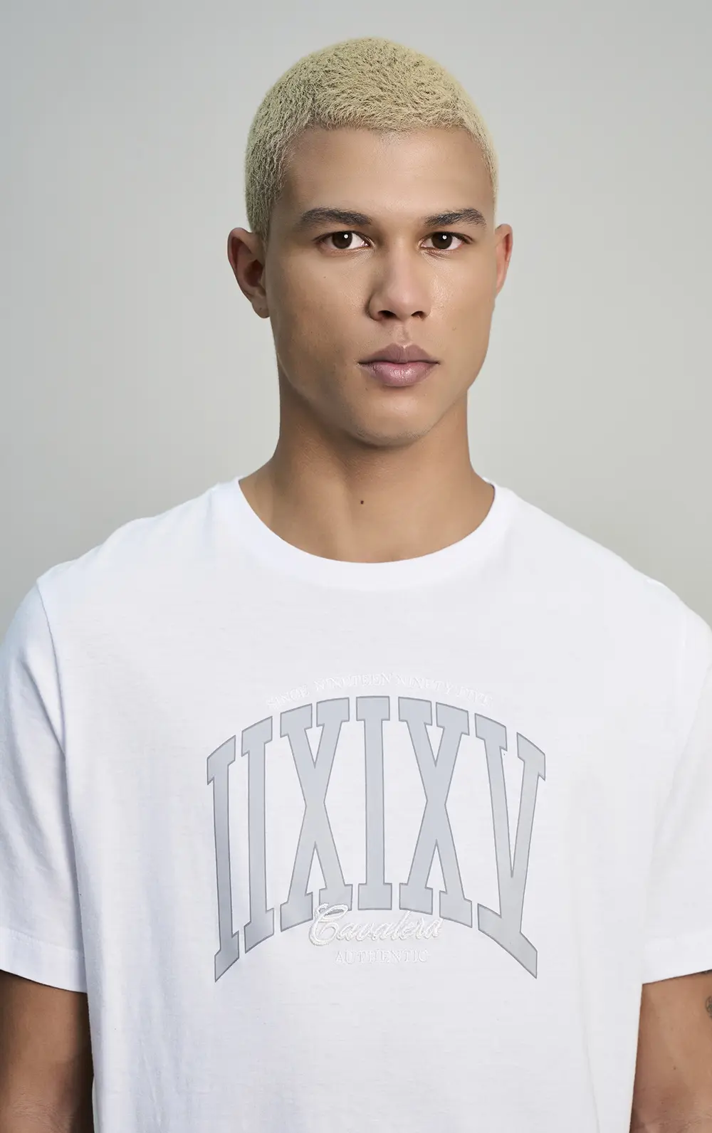 T-SHIRT CAVALERA INDIE COLLEGE EMBROIDER
