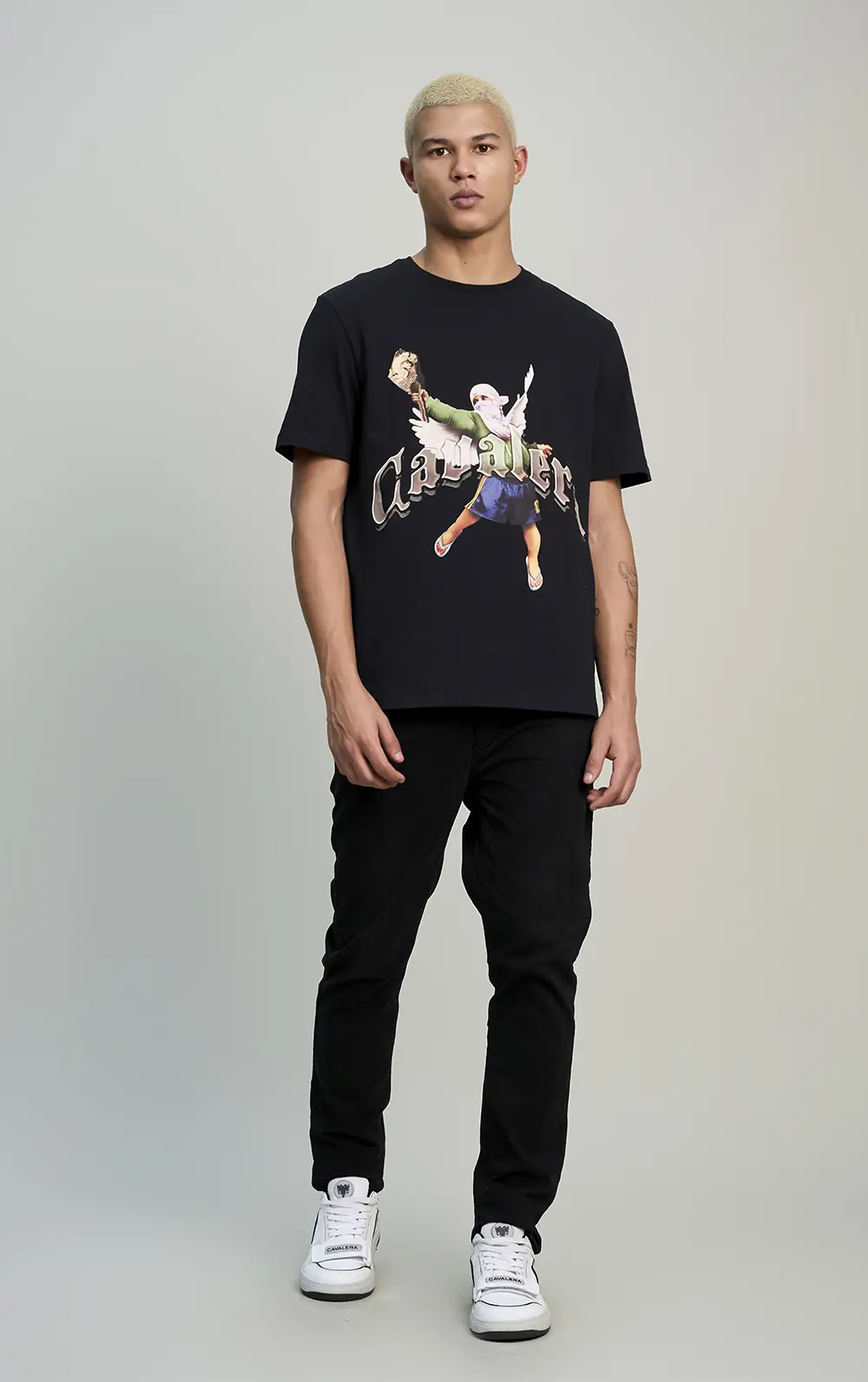 T-SHIRT CAVALERA INDIE LITTLE ANGEL 01.24.2854 - T-SHIRT CAVALERA