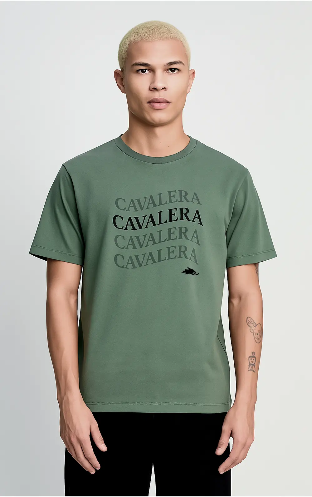 T-SHIRT CAVALERA COMFORT LOGO WAVE