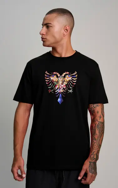 T-SHIRT CAVALERA INDIE STAINED GLASS