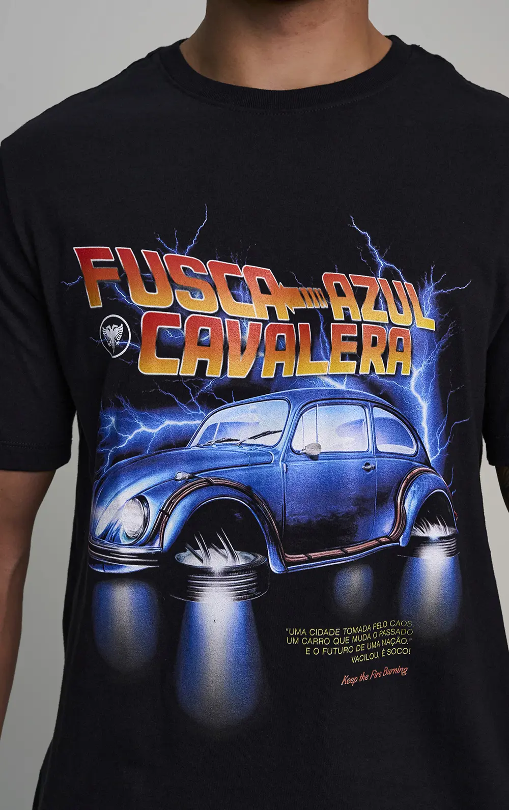 T-SHIRT CAVALERA INDIE FUSCA AZUL