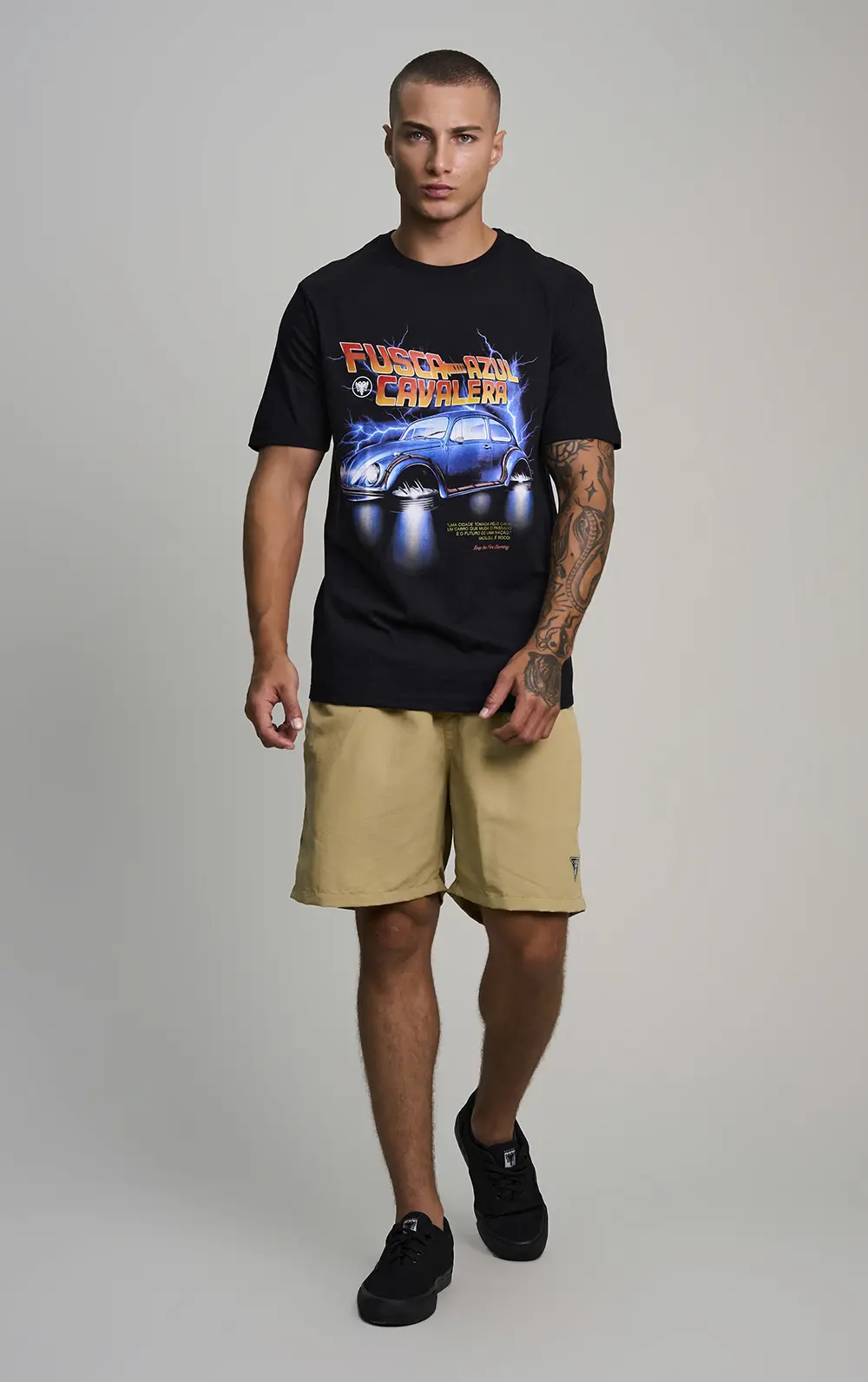 T-SHIRT CAVALERA INDIE FUSCA AZUL
