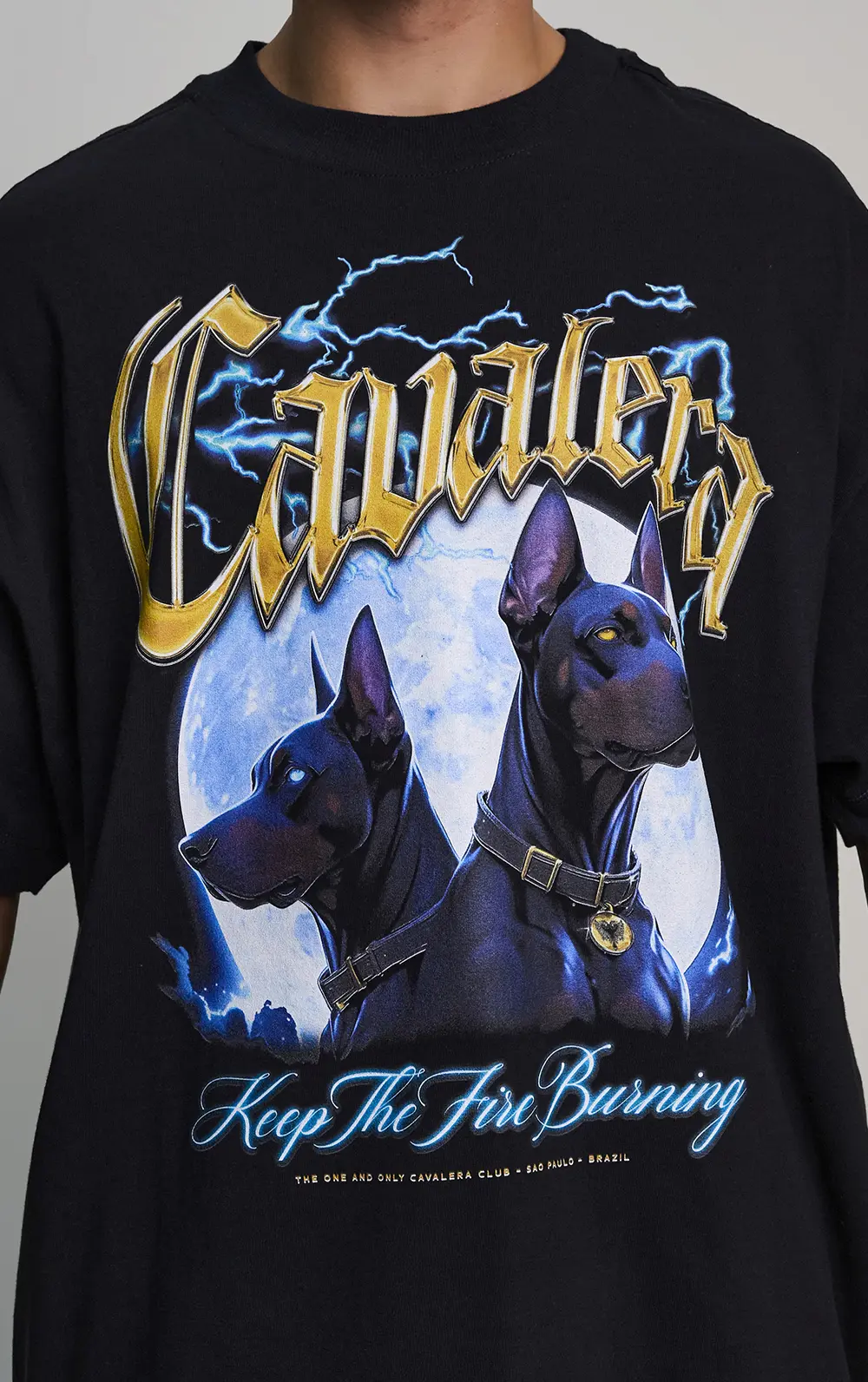 T-SHIRT CAVALERA OVERSIZED ROCK DOG