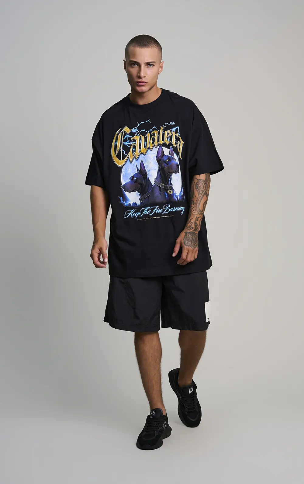 T-SHIRT CAVALERA OVERSIZED ROCK DOG