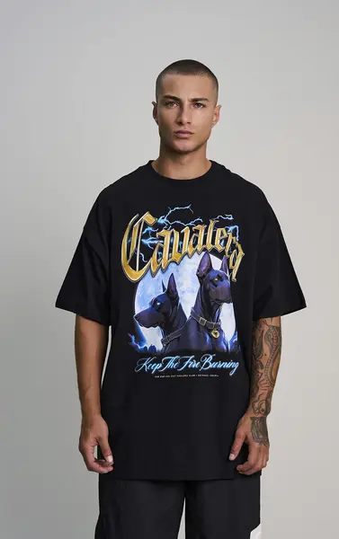T-SHIRT CAVALERA OVERSIZED ROCK DOG 01.24.2943 - T-SHIRT CAVALERA