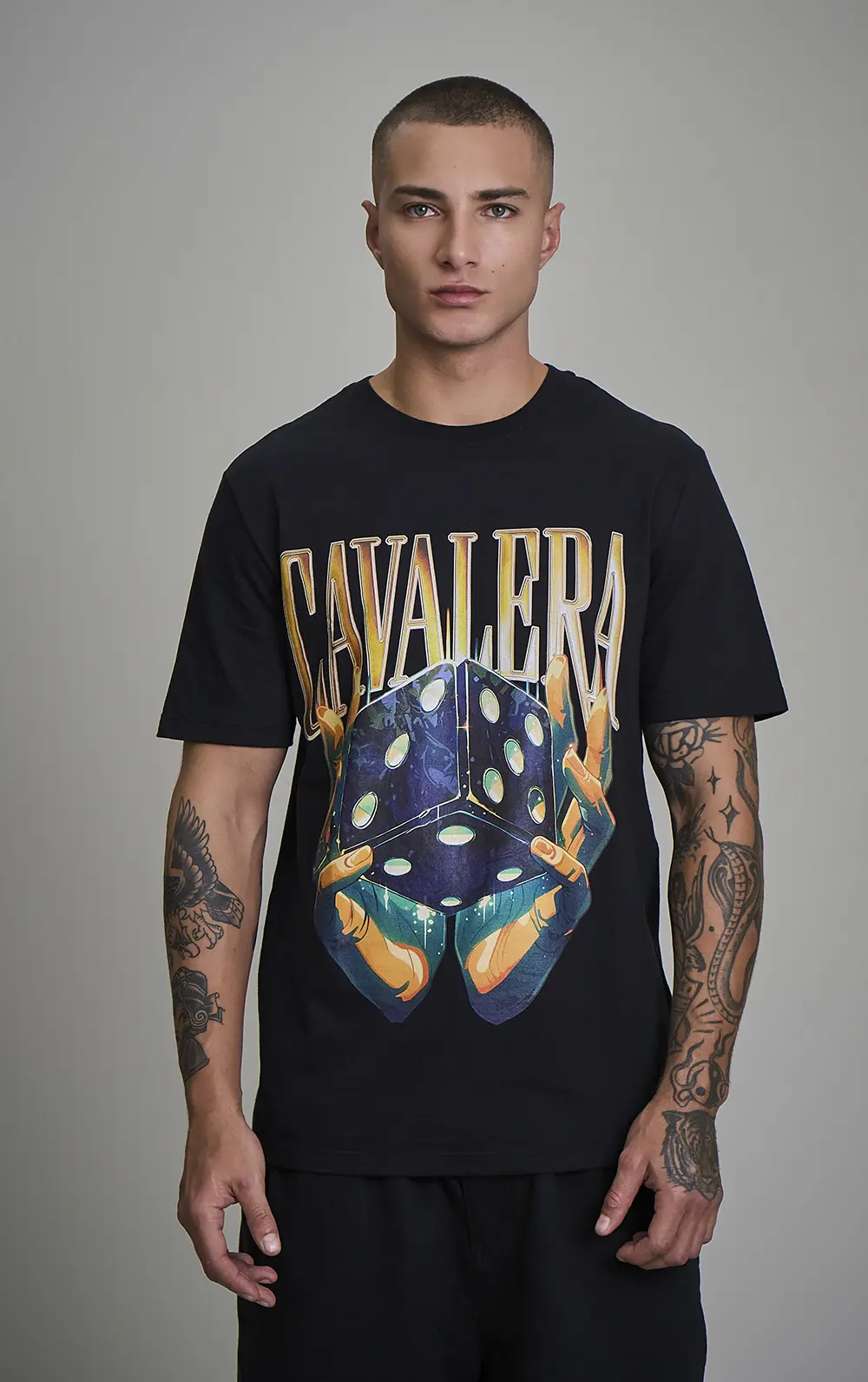 T-SHIRT CAVALERA INDIE LUCK ON THE DICE
