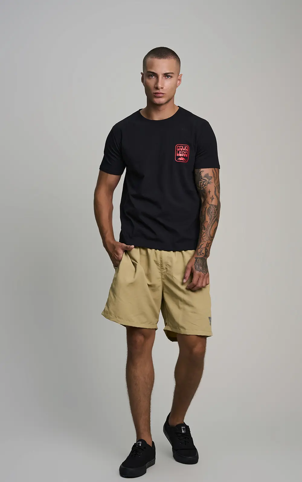 T-SHIRT CAVALERA SLIM RELIEF