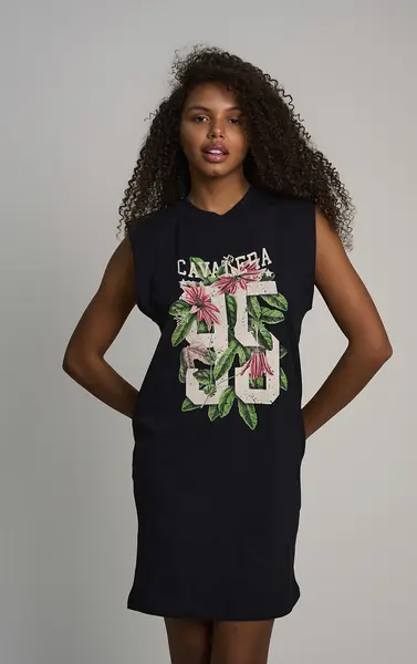 VESTIDO CAVALERA SHOULDER PAD