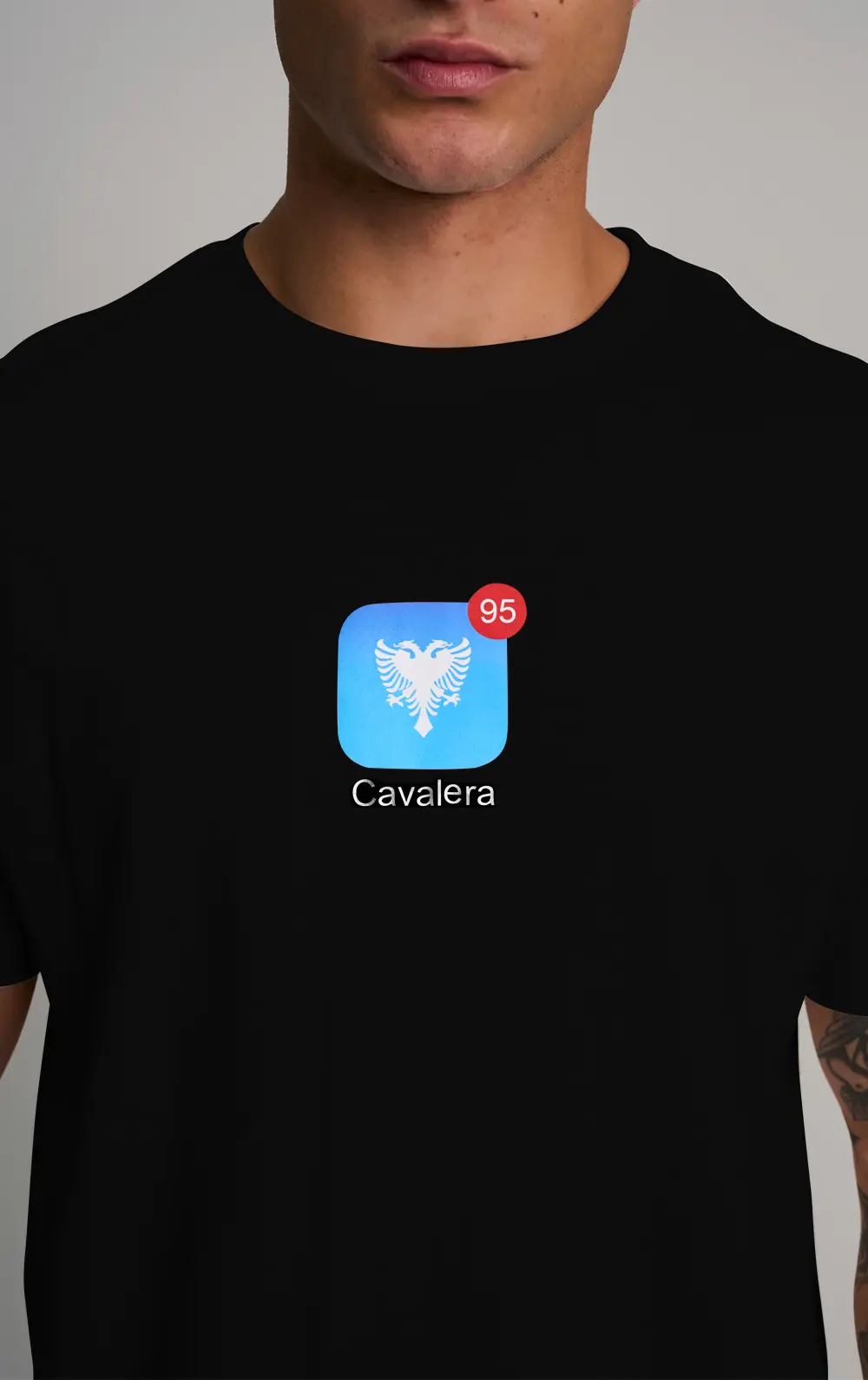 T-SHIRT CAVALERA INDIE APP NOTIFICATION