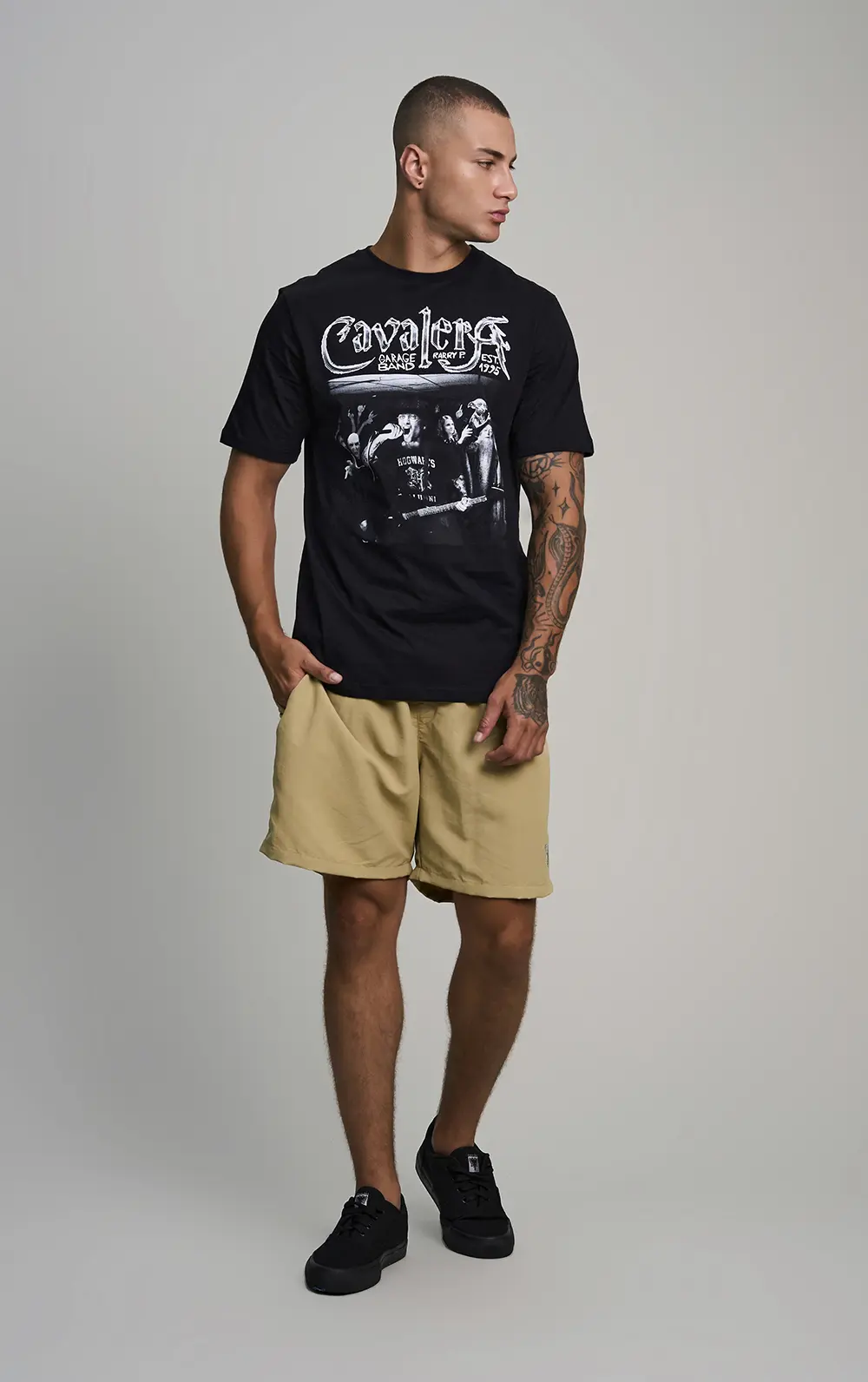 T-SHIRT CAVALERA INDIE RARRY P.