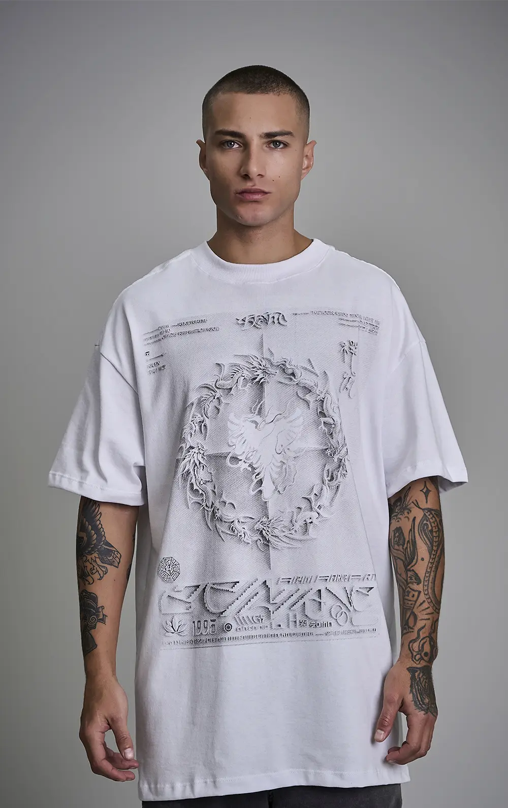 T-SHIRT CAVALERA OVERSIZED GREEK