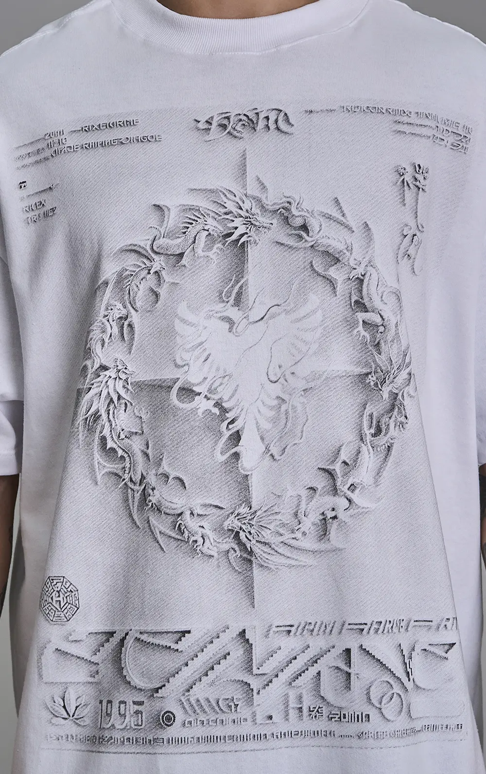T-SHIRT CAVALERA OVERSIZED GREEK