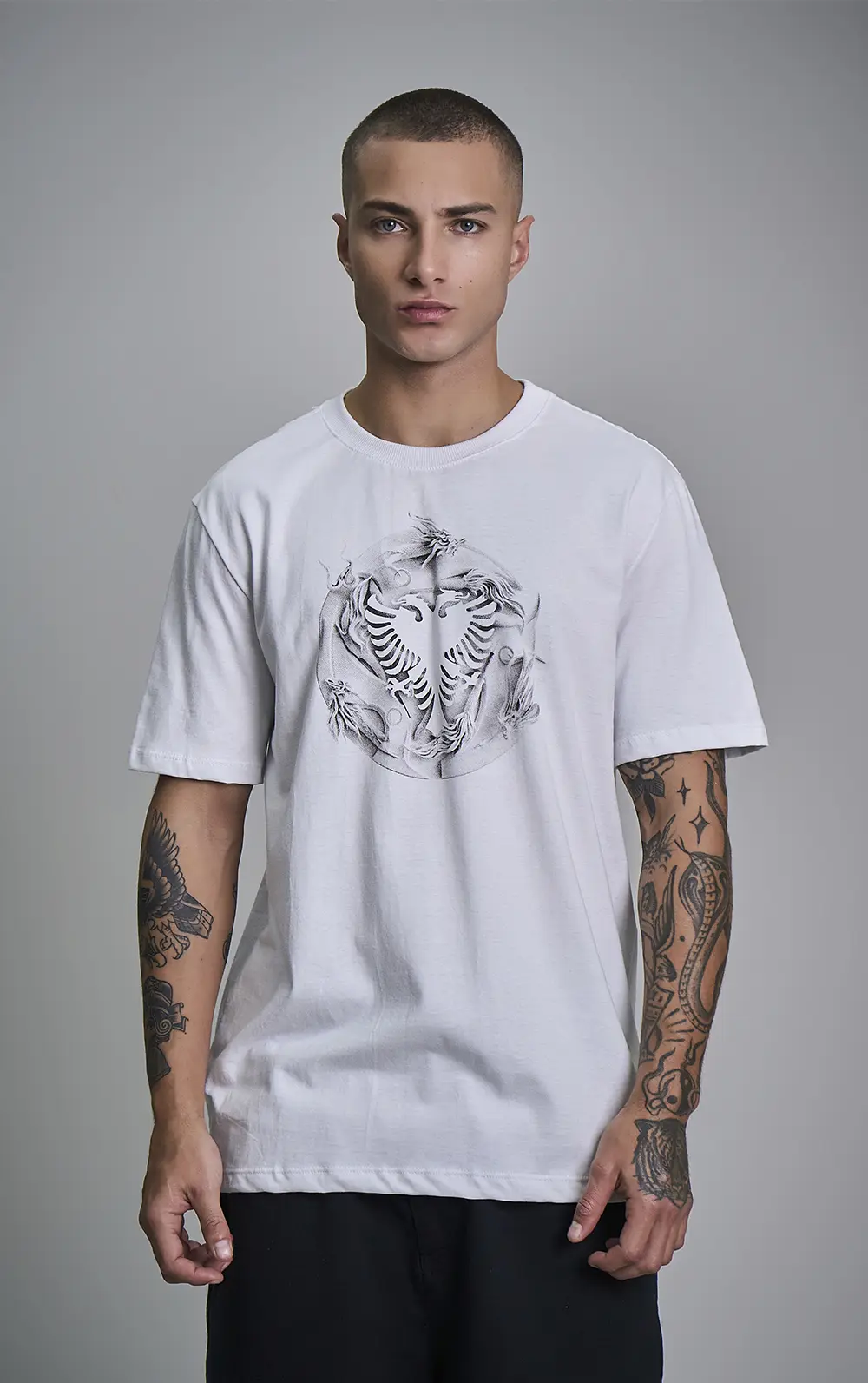 T-SHIRT CAVALERA COMFORT WHITE BALL