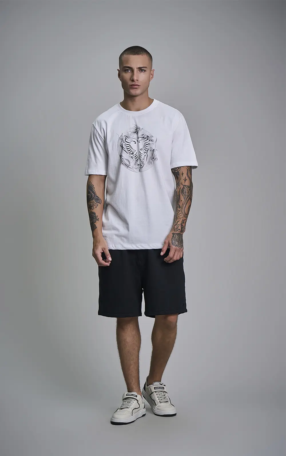 T-SHIRT CAVALERA COMFORT WHITE BALL