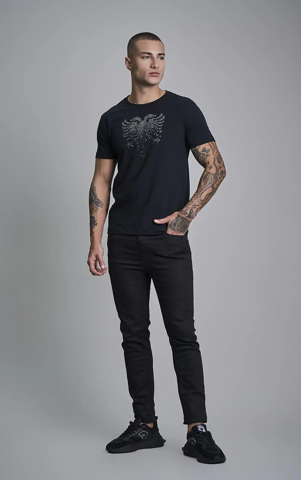 T-SHIRT CAVALERA SLIM METALIZADO