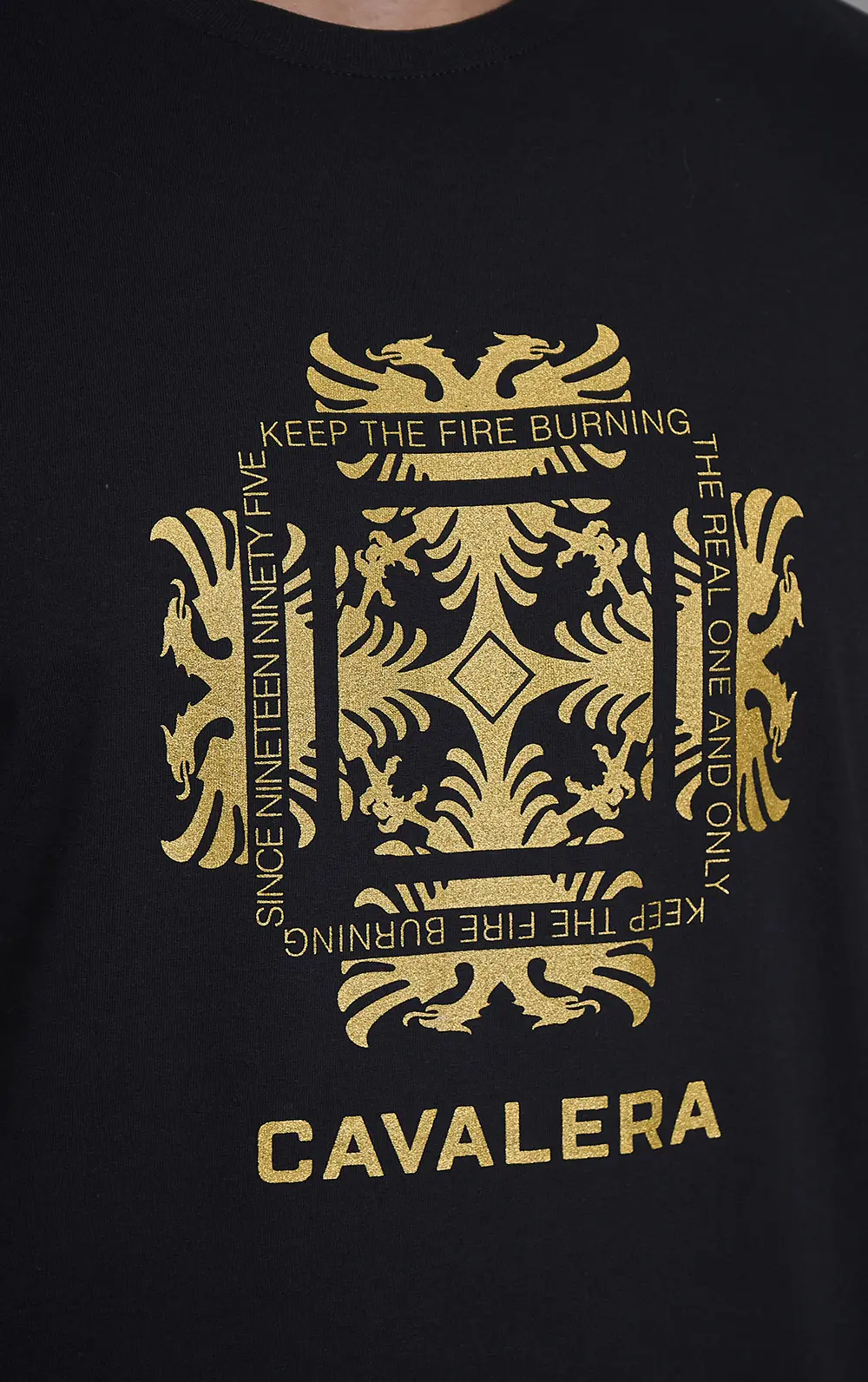T-SHIRT CAVALERA INDIE ÁGUIAS METALIZADA