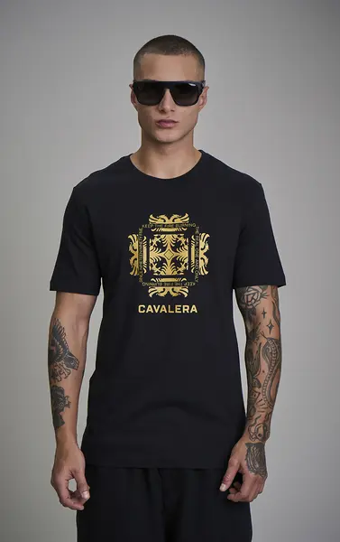 T-SHIRT CAVALERA INDIE ÁGUIAS METALIZADA