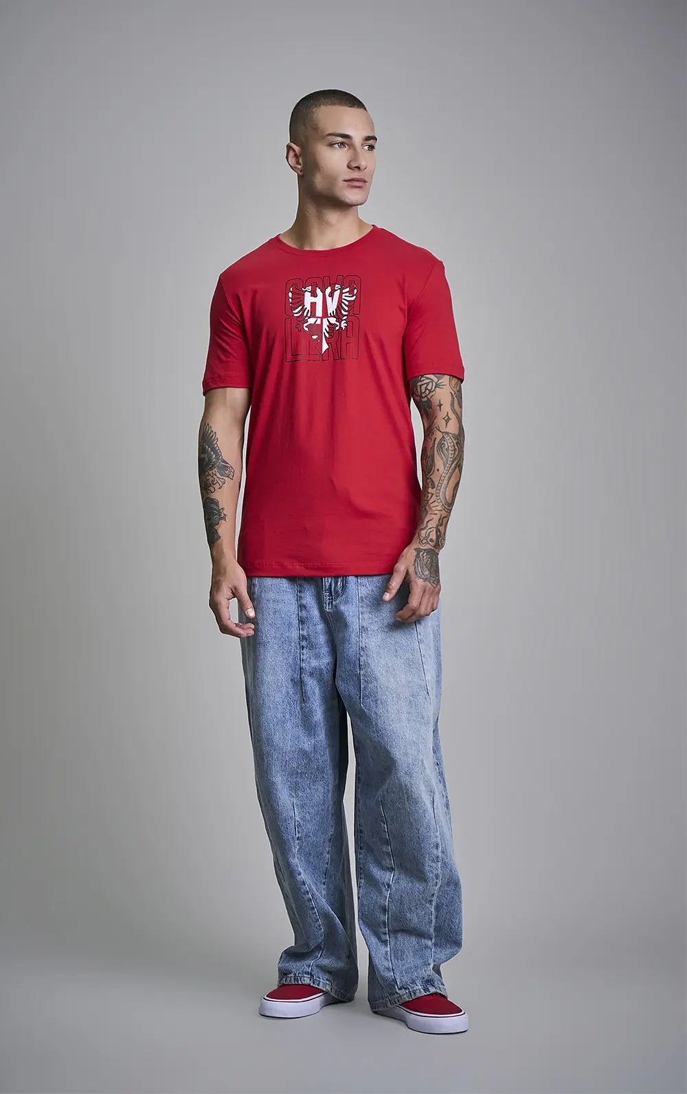T-SHIRT CAVALERA INDIE LAYERS