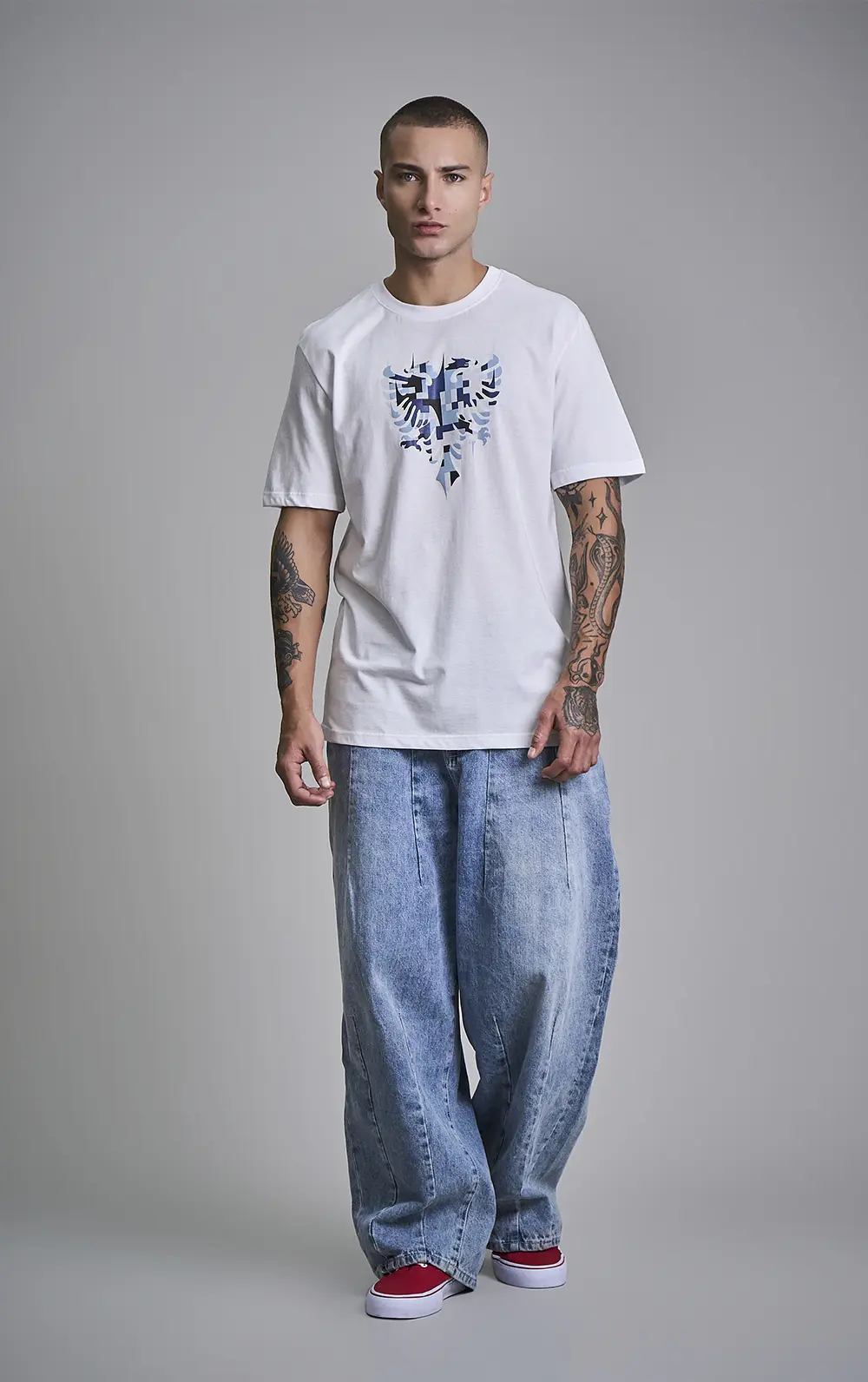 T-SHIRT CAVALERA INDIE ABSTRACT ART