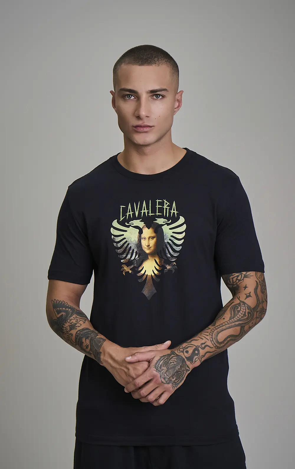T-SHIRT CAVALERA INDIE MONALISA EAGLE
