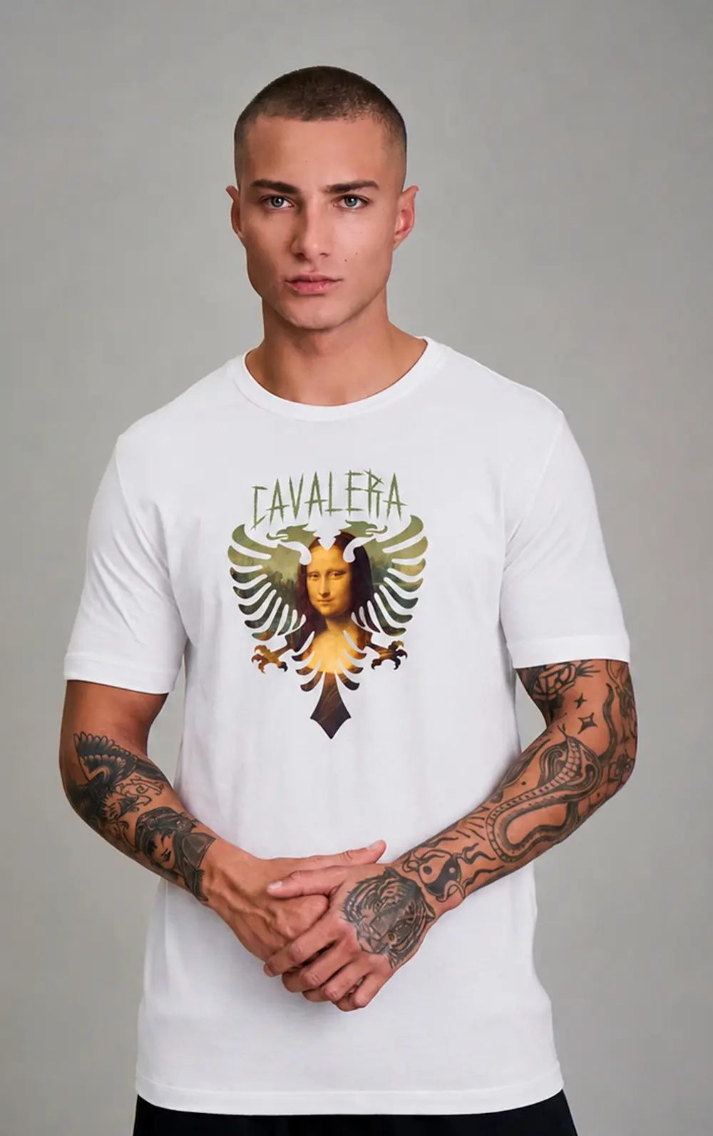 T-SHIRT CAVALERA INDIE MONALISA EAGLE