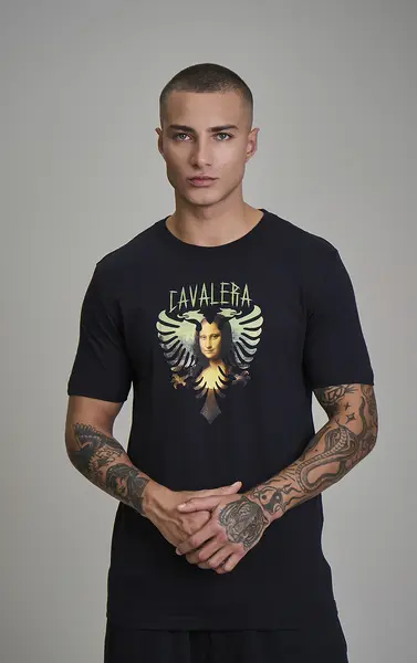 T-SHIRT CAVALERA INDIE MONALISA EAGLE