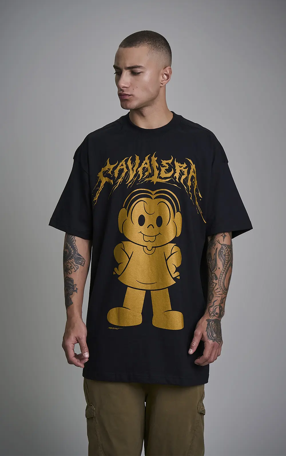 T-SHIRT CAVALERA INDIE TDM FACES 01.24.3018 - T-SHIRT CAVALERA