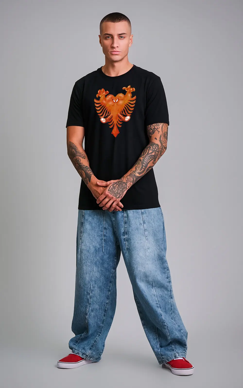 T-SHIRT CAVALERA INDIE CORAÇÃO PELUDO