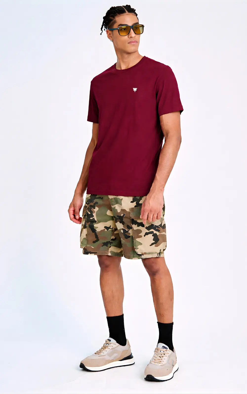 T-SHIRT BASICA INDIE GOLA CARECA