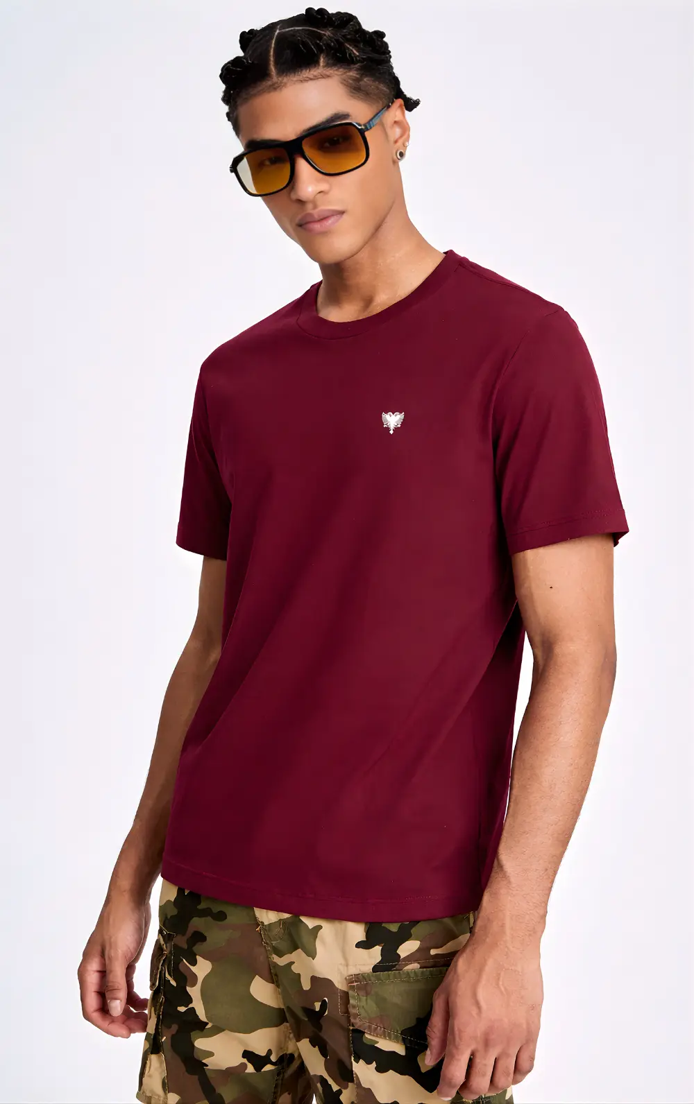 T-SHIRT BASICA INDIE GOLA CARECA