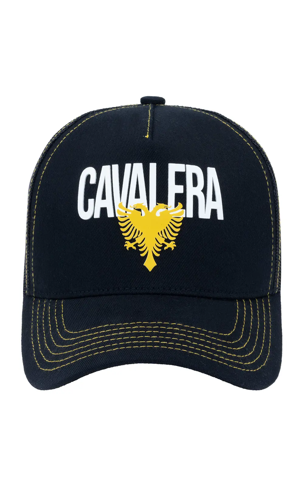 BONÉ CAVARELA TRUCKER YELLOW LINE