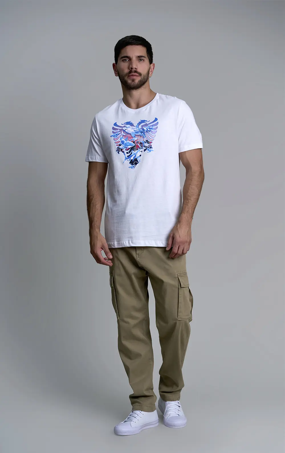 T-SHIRT CAVALERA INDIE SHARK CITY