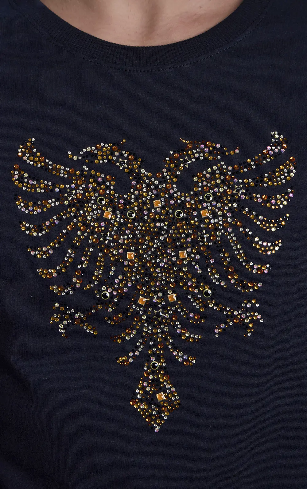 T-SHIRT CAVALERA SLIM PEDRARIA APLIC.
