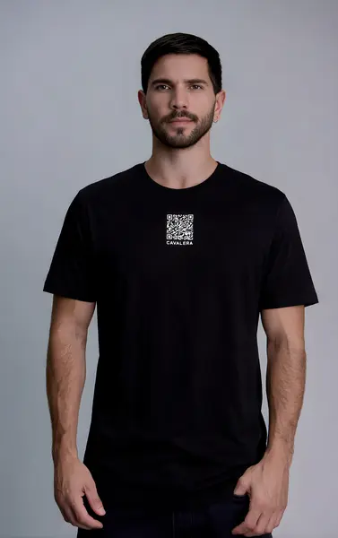 T-SHIRT CAVALERA INDIE QR CODE